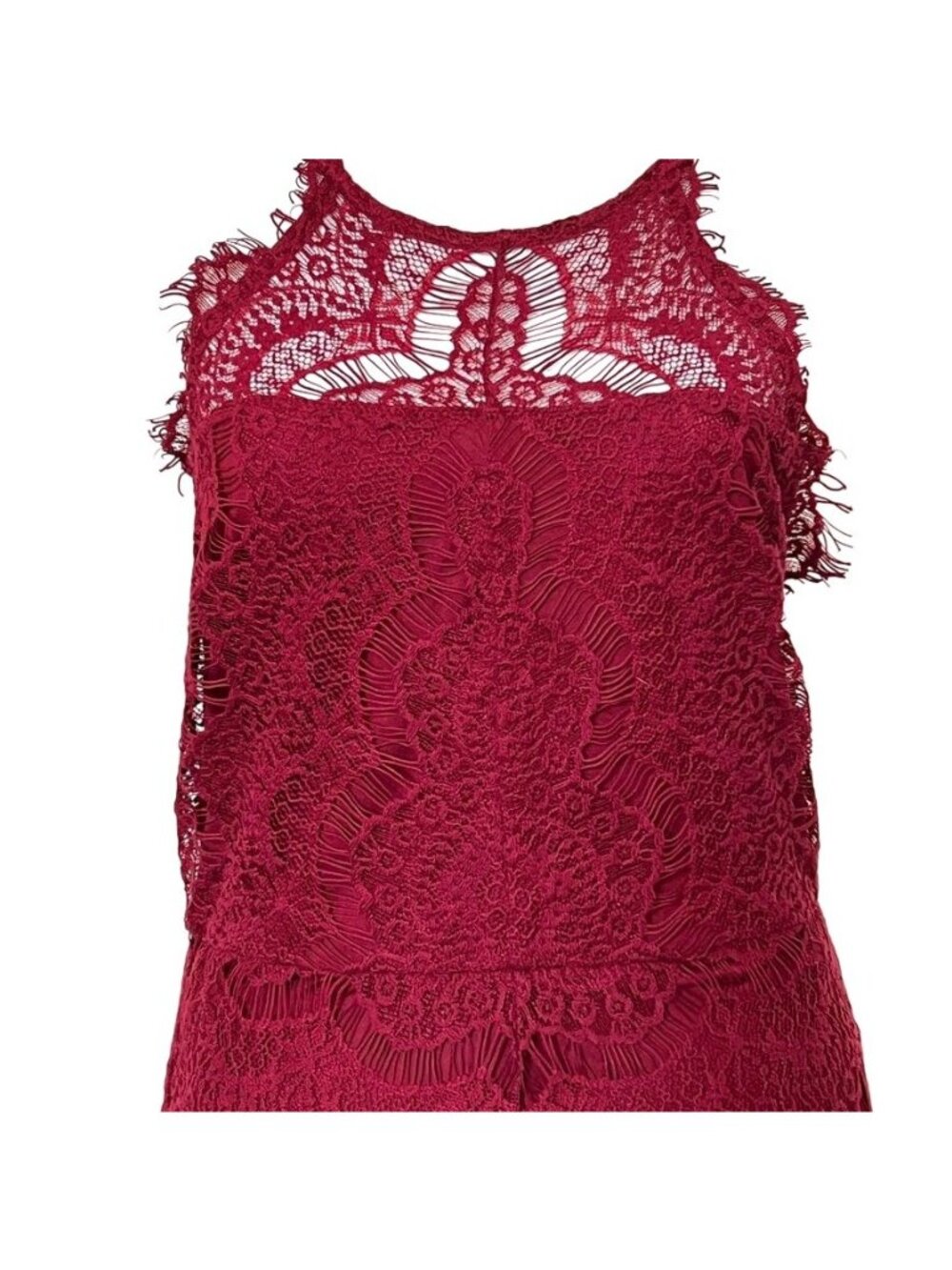 Free People Shes Got It Mini Dress Lace Halter Homecoming Cocktail Dark Romantic - Picture 3 of 13